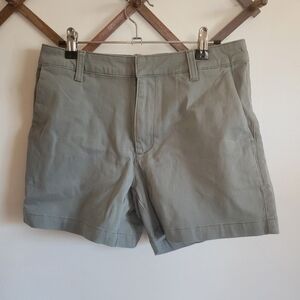 Banana Republic Short Shorts Stretch Olive Green Small 4